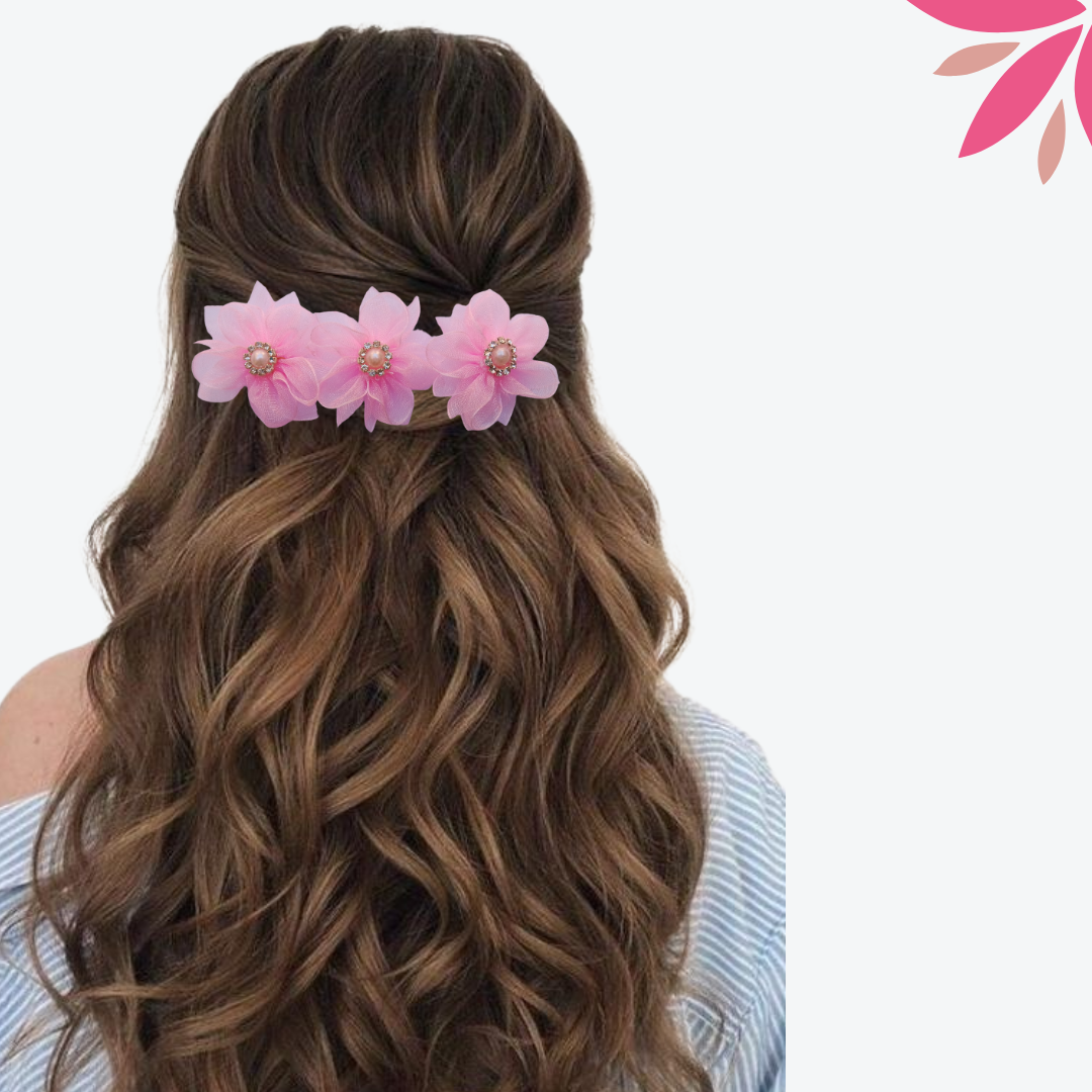 Flowers Hair Clip