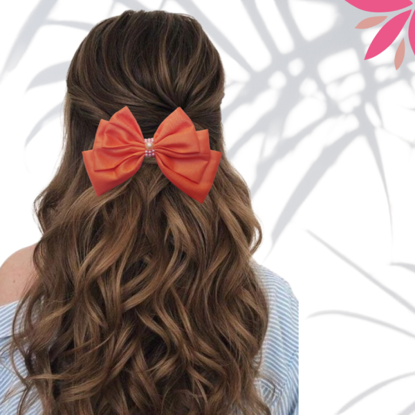 triple layer Flower bow